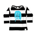 Minti Baby Envelope Tee Young & Restless Black/White Stripe